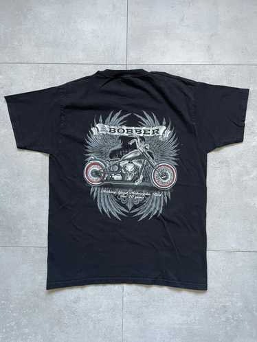 Harley Davidson × MOTO × Vintage VINTAGE Y2K BOBB… - image 1