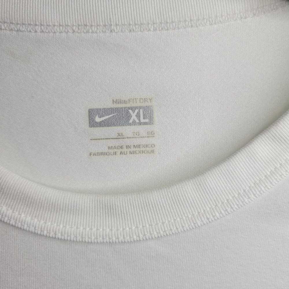 Vintage Nike "Fit Dry" White T Shirt Size XL - image 3