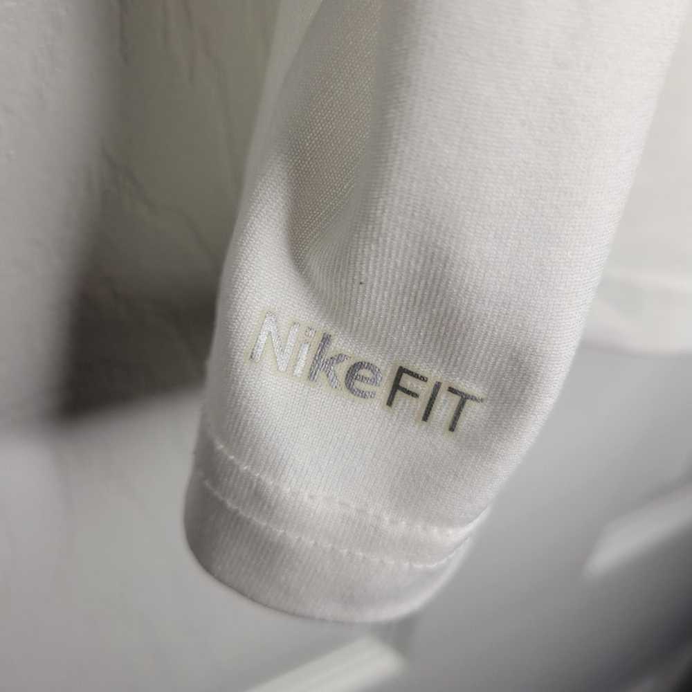 Vintage Nike "Fit Dry" White T Shirt Size XL - image 4