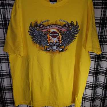Harley-davidson T Shirt Hollywood Ca Xl