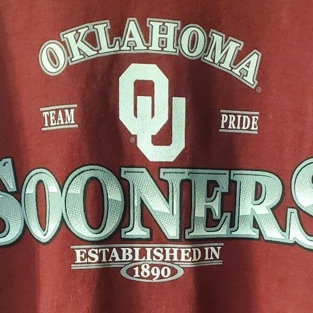VINTAGE  Red Oak Oklahoma Sooners Football Adult … - image 4