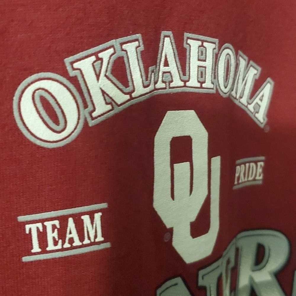 VINTAGE  Red Oak Oklahoma Sooners Football Adult … - image 6