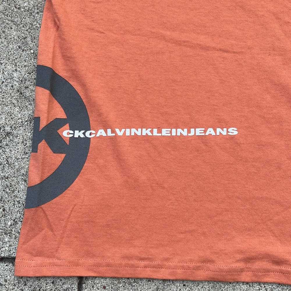 Vintage Calvin Klein Jeans Wrap Around T-Shirt - image 3