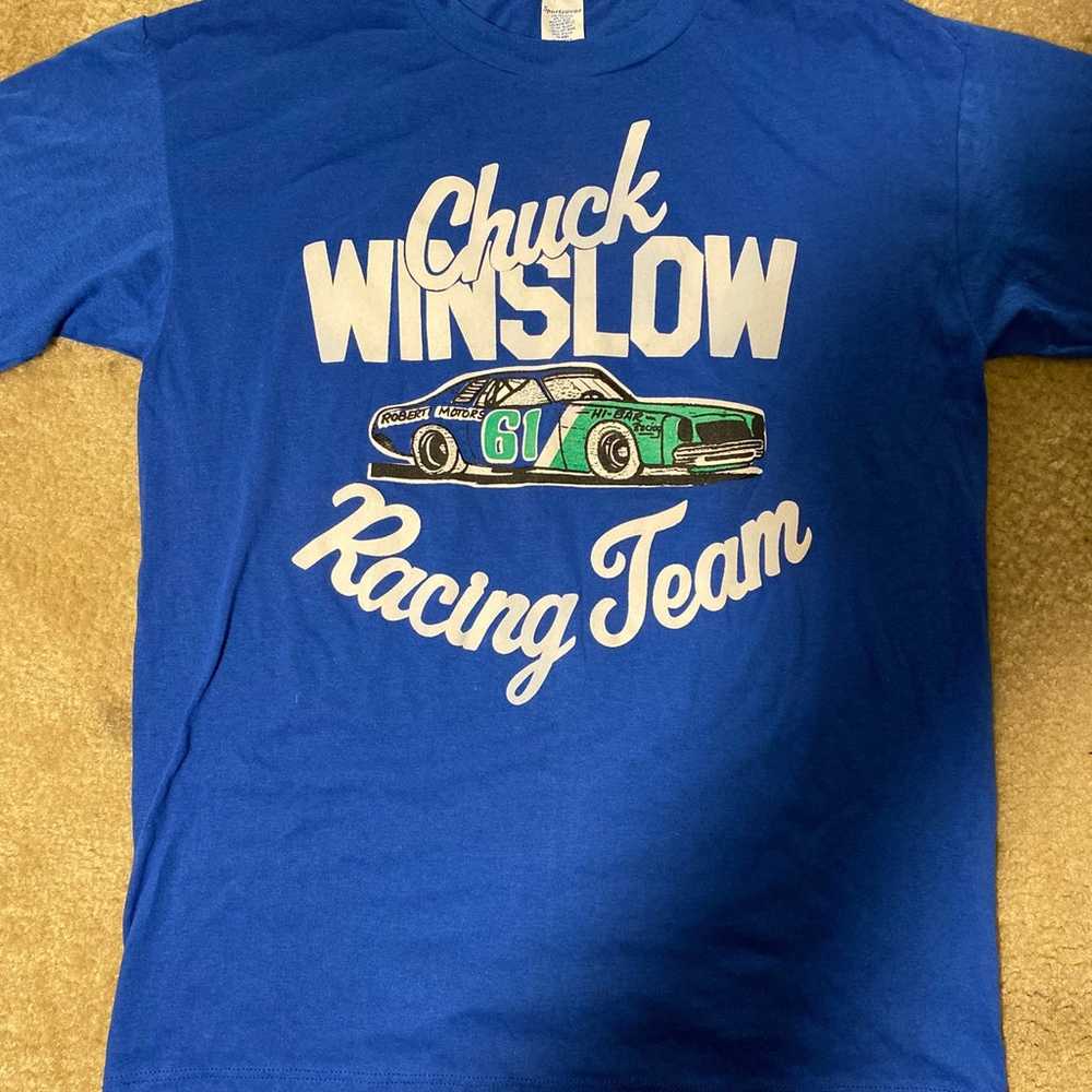 Vintage chuck winslow racing tee - image 1