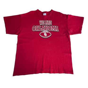 Vintage Oklahoma University Red T-shirt - image 1