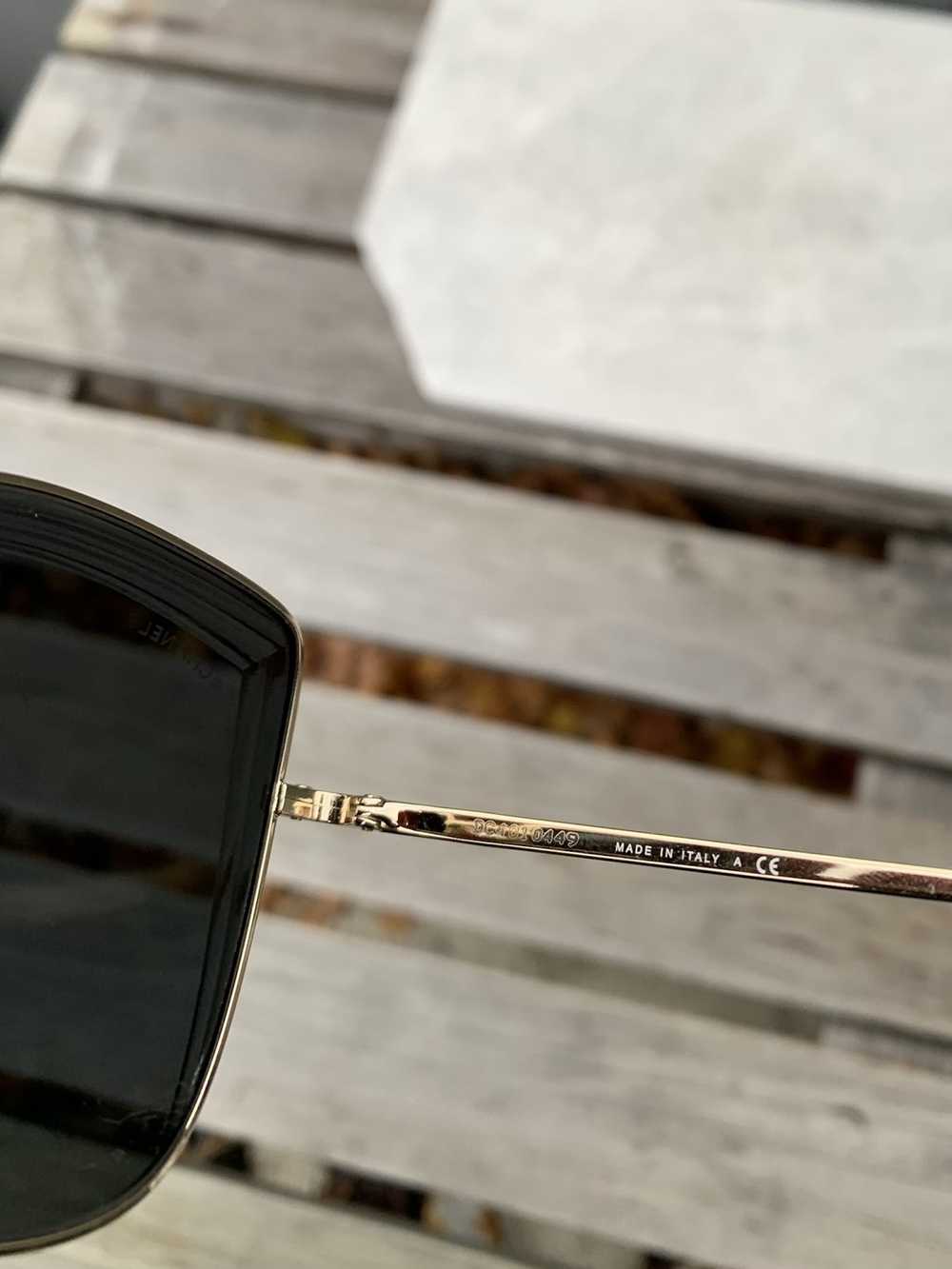 Chanel × Designer Chanel Sunglasses Metal Oversiz… - image 10