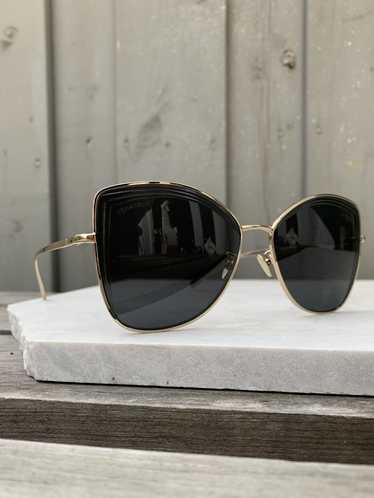 Chanel × Designer Chanel Sunglasses Metal Oversiz… - image 1