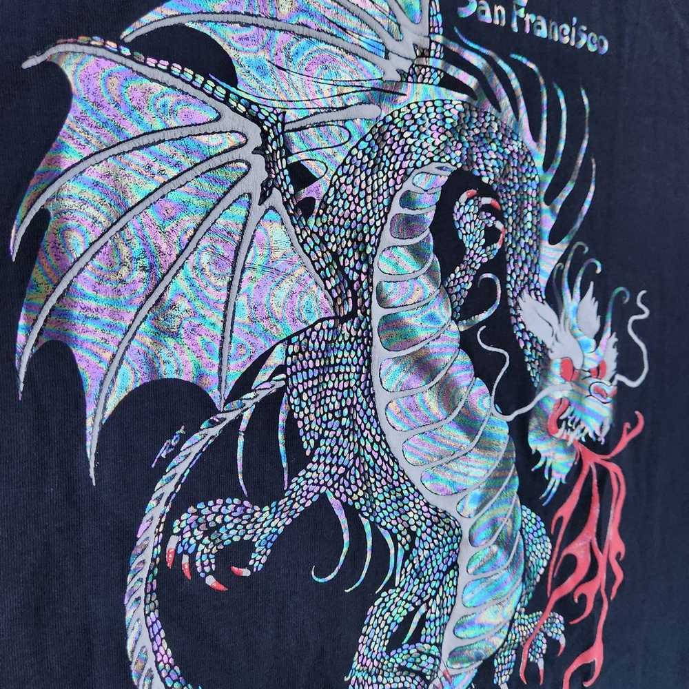 Vintage 90s Sanfrancisco Dragon T shirt 
Made in … - image 2