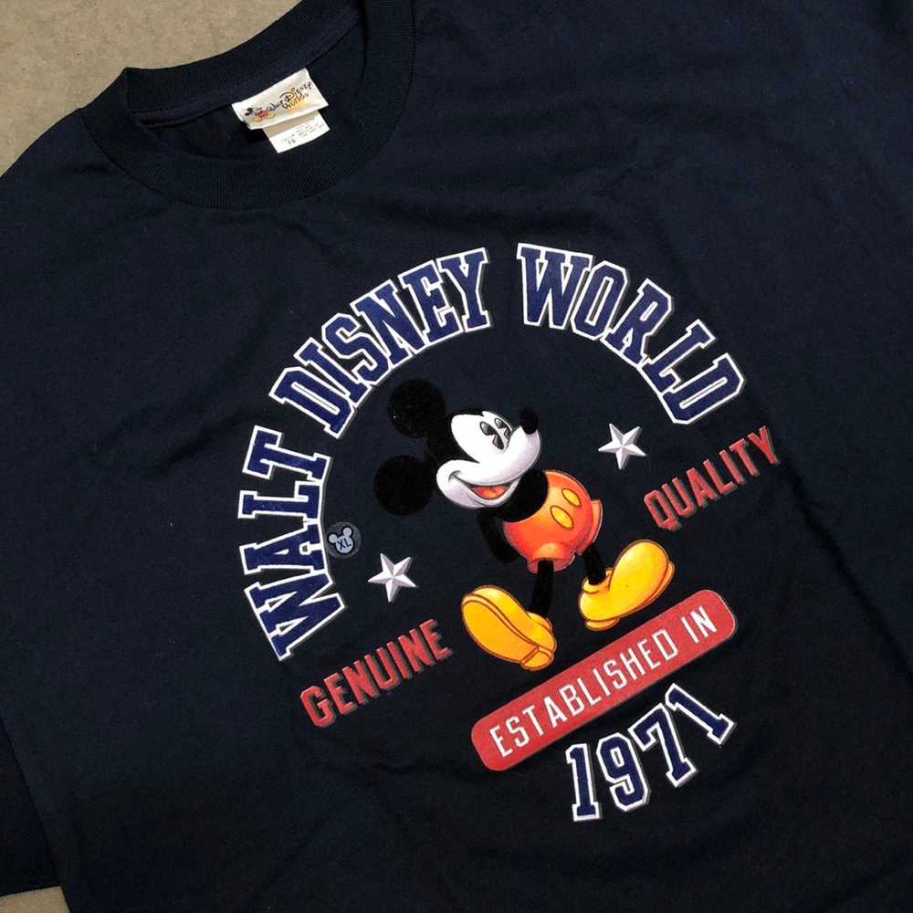 Vintage Walt Disney World Mickey Mouse T-Shirt Me… - image 2