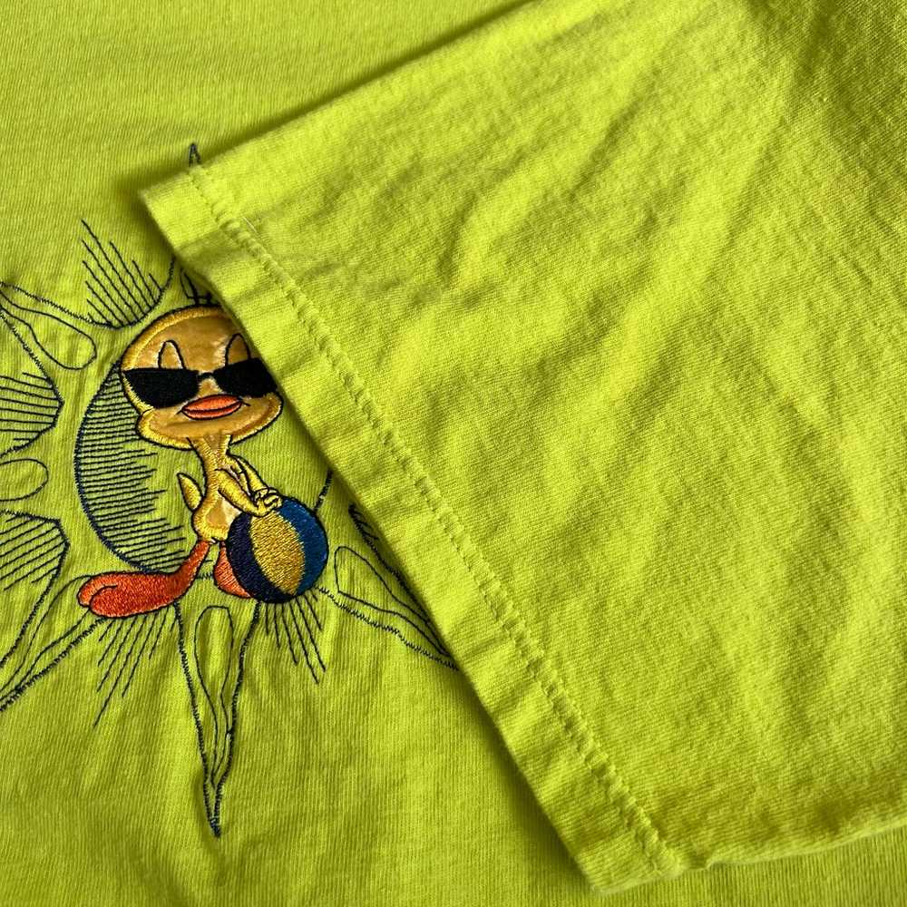 Vintage 90s Looney Tunes Tweety Bird Tshirt - image 3