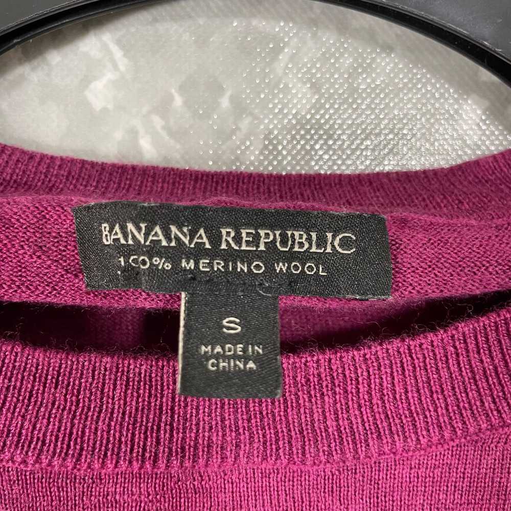 Banana Republic Banana Republic Burgundy Merino W… - image 4