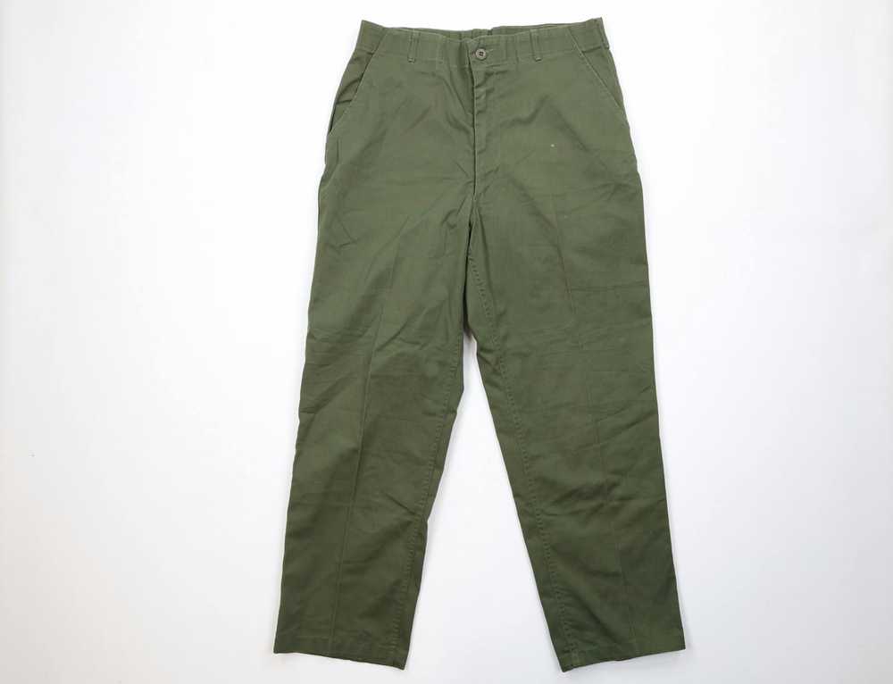 Vintage Vintage 80s US Military OG507 Utility Tro… - image 1