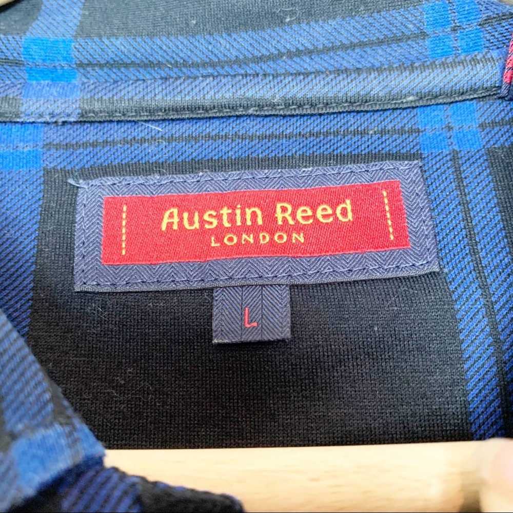 Austin Reed Vintage Austin Reed Black & Blue Plai… - image 3