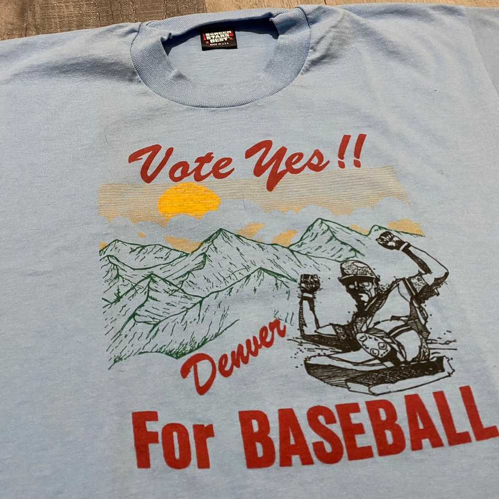 Screen Stars Vote Yes On Baseball 80s Denver Sing… - image 3