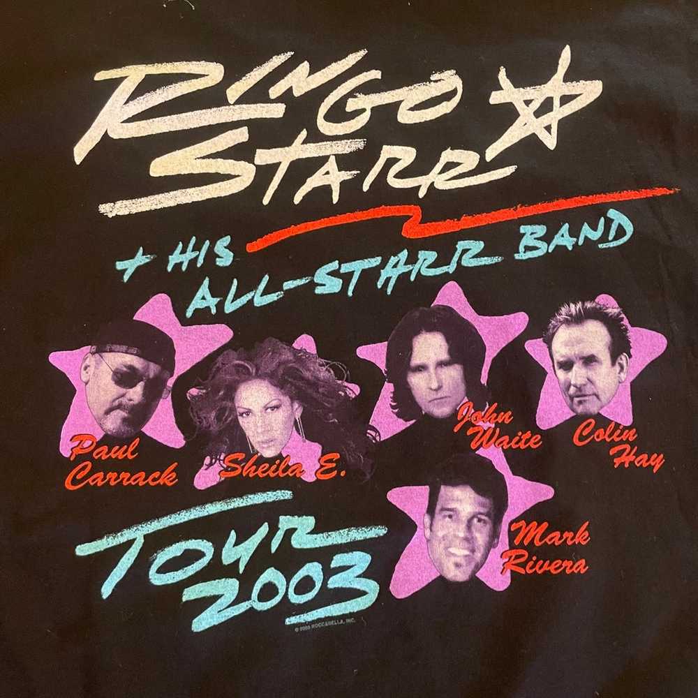 Vintage 2003 Ringo Starr And Band Tour T-Shirt - image 4