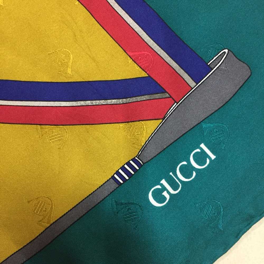 Gucci × Luxury × Other Vintage Gucci Silk Scarf - image 2