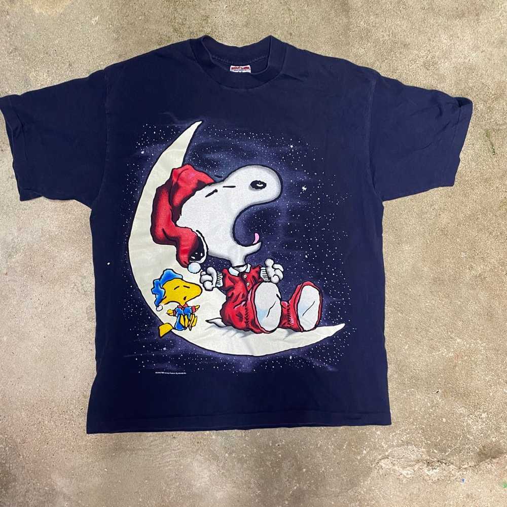 Vintage rare Peanuts Sleeping Snoopy T-Shirt - Gem