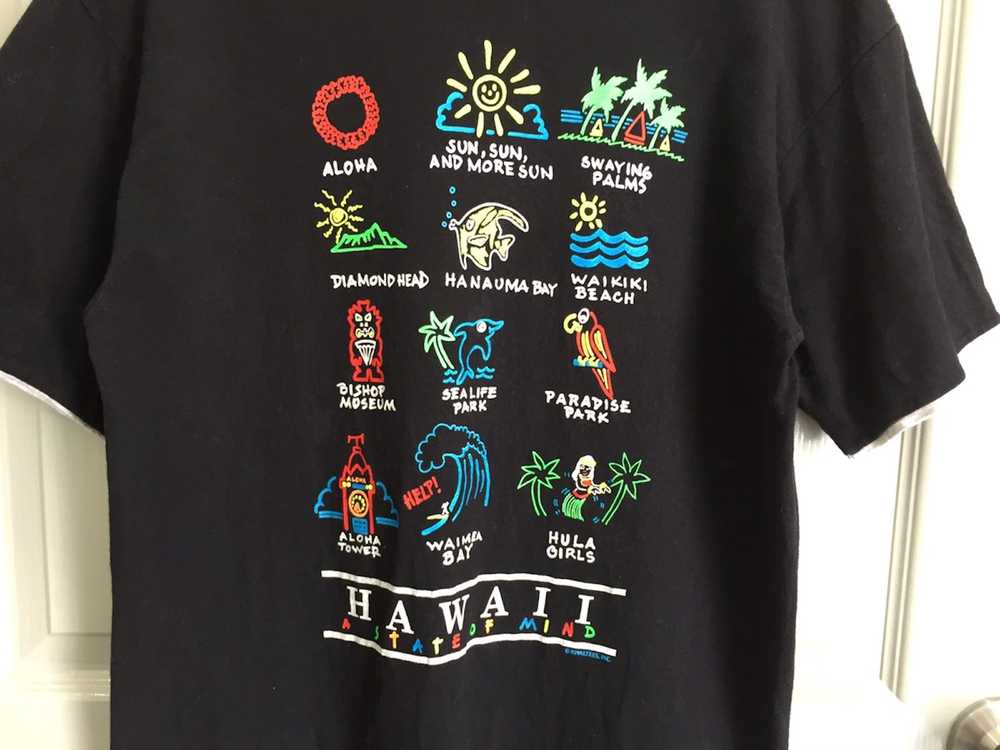 Hawaiian Shirt × Rainbow × Vintage Vintage 90s Ha… - image 2