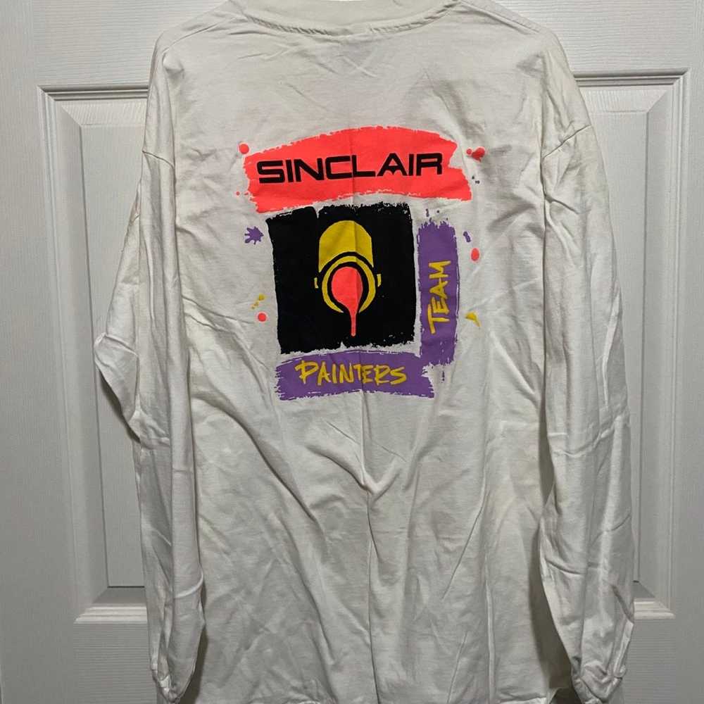 Vintage 90s Sinclair painters longsleeve shirt - image 1