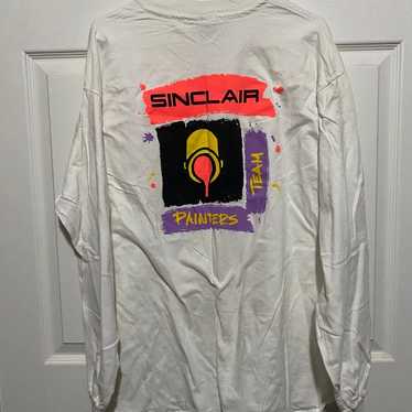 Vintage 90s Sinclair painters longsleeve shirt - image 1