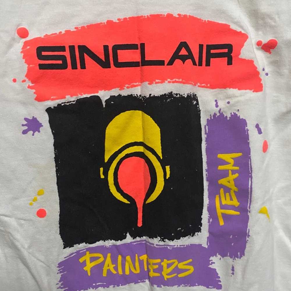 Vintage 90s Sinclair painters longsleeve shirt - image 3