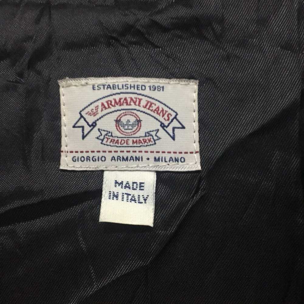 Giorgio Armani Vintage Armani Jeans Checkered Tre… - image 6