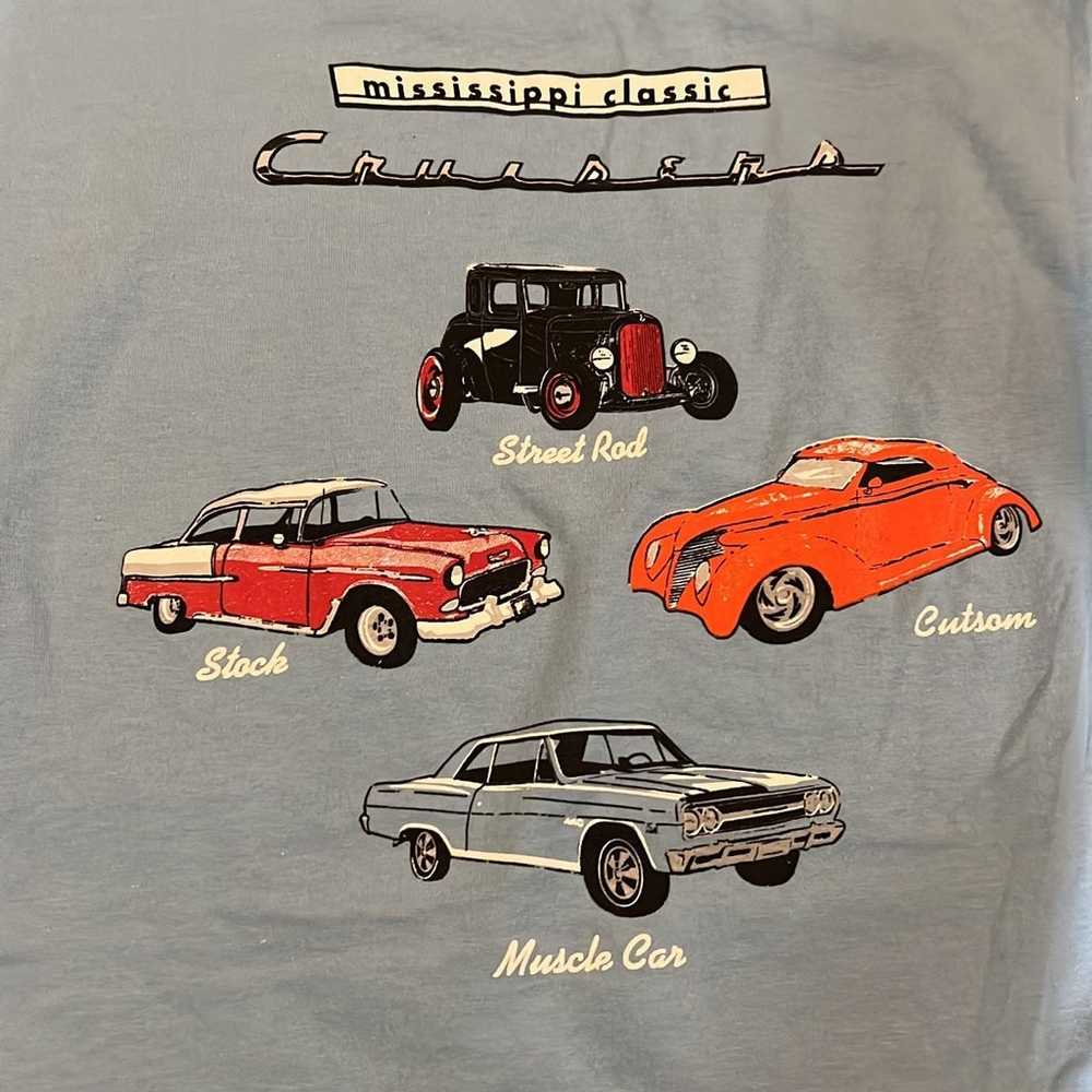Vintage Mississippi Classic Cruisers Hot Rod T Sh… - image 4