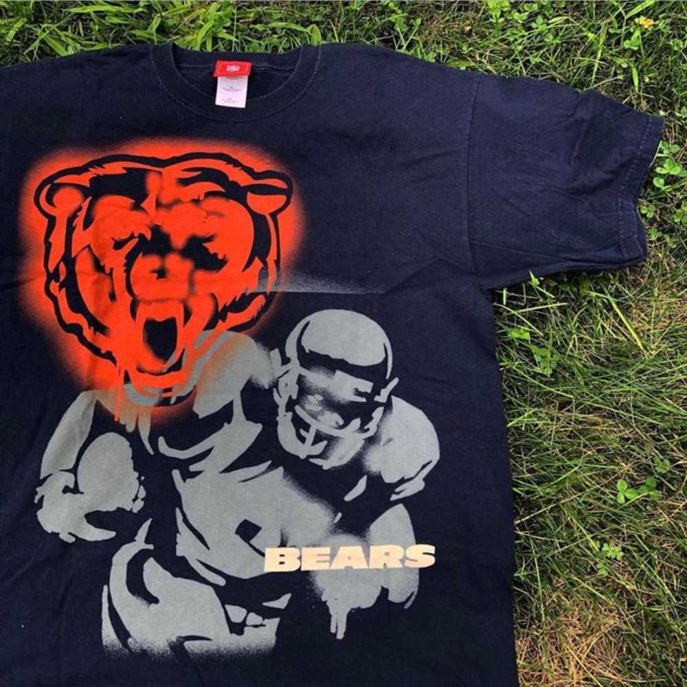 Chicago Bears T Shirt Vintage Graphic NFL Football - image 2