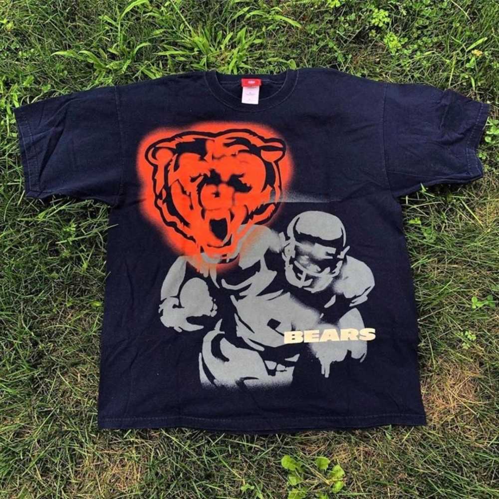 Chicago Bears T Shirt Vintage Graphic NFL Football - image 3