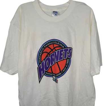 VTG Charlotte Hornets T-Shirt NOS XL 76ers Fantast