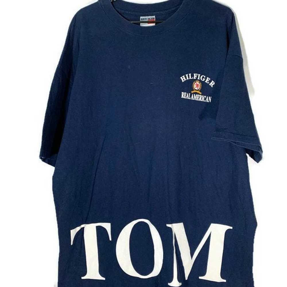 Vtg Single Stitch Tommy Hilfiger  shirt - image 2