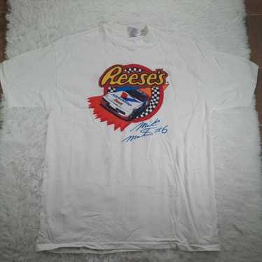 Vintage 90s Mark Martin Reese's Racing Nascar T-S… - image 1