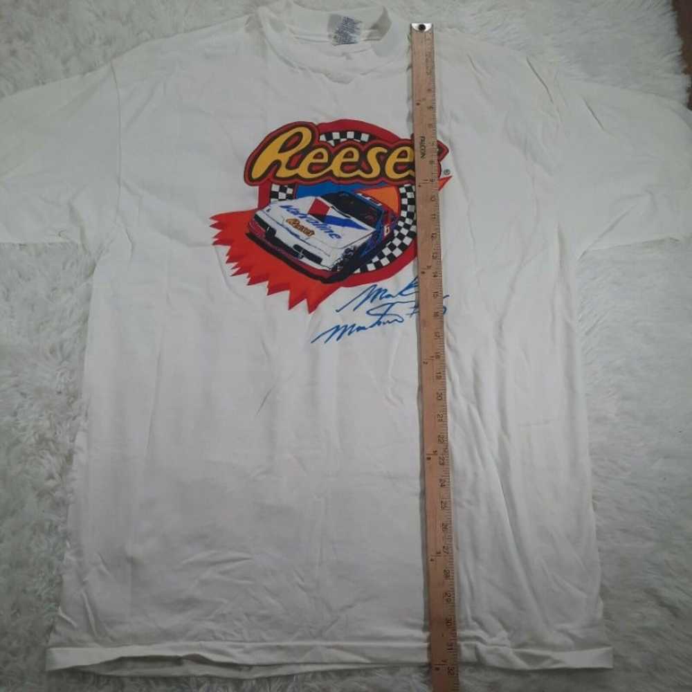 Vintage 90s Mark Martin Reese's Racing Nascar T-S… - image 4