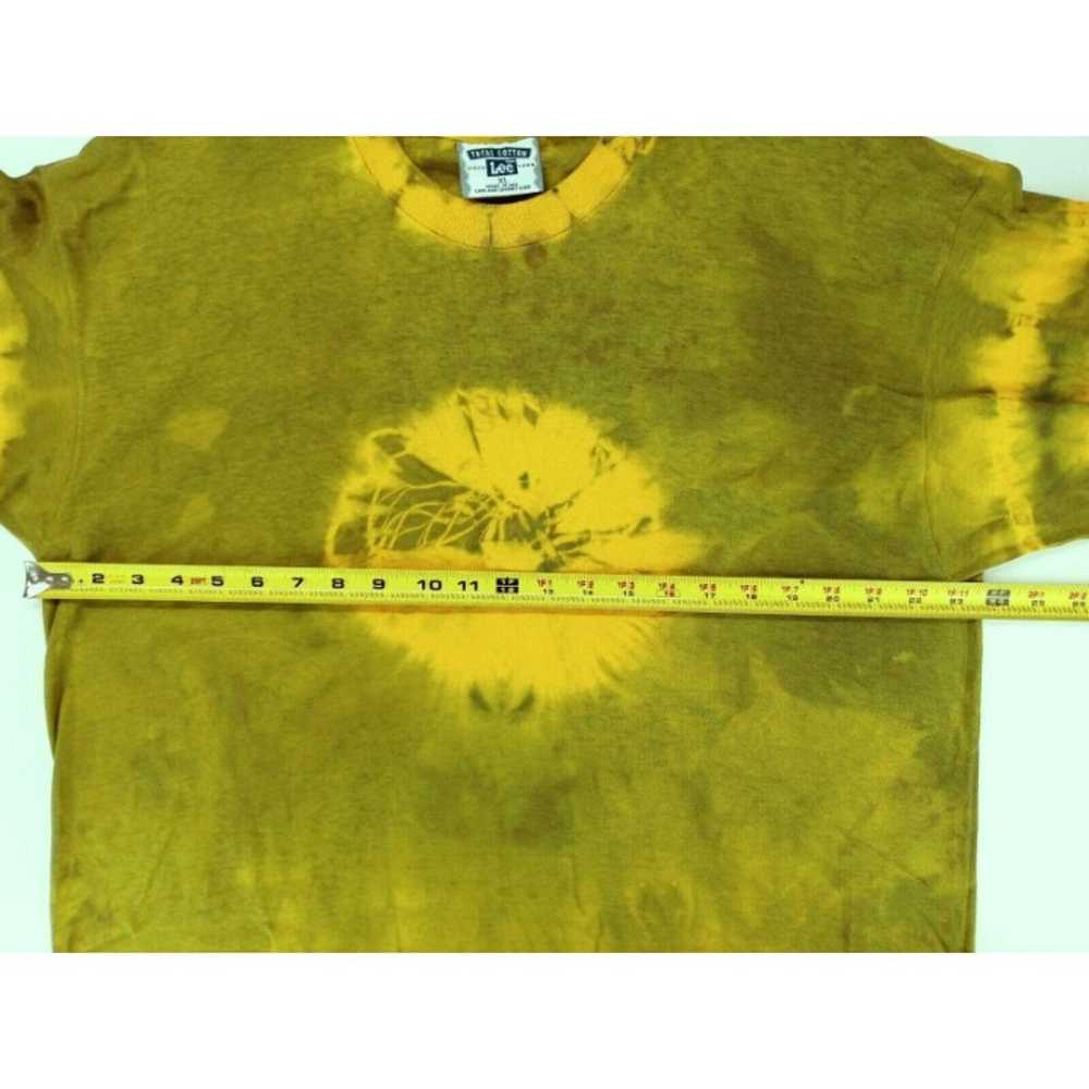 Lee Tie Dye T-Shirt Yellow Men's XL New - image 11