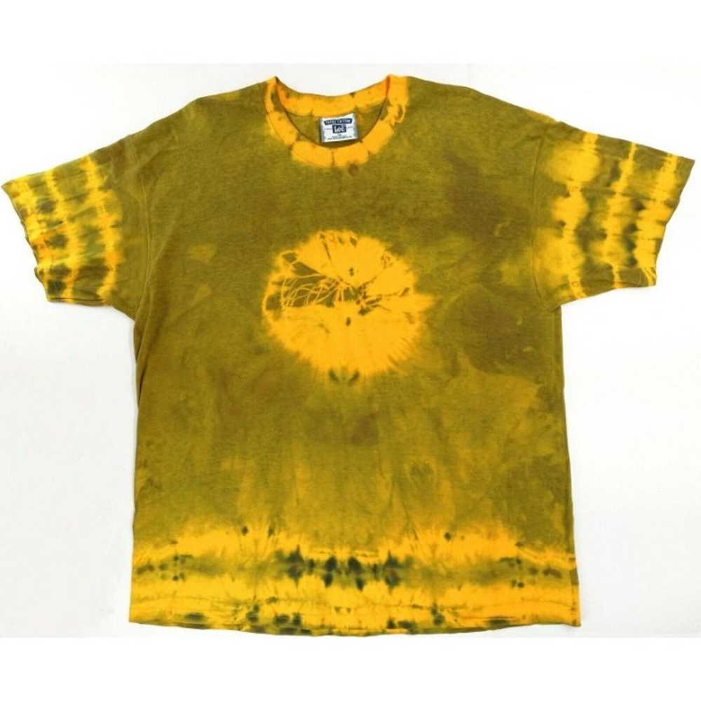 Lee Tie Dye T-Shirt Yellow Men's XL New - image 1
