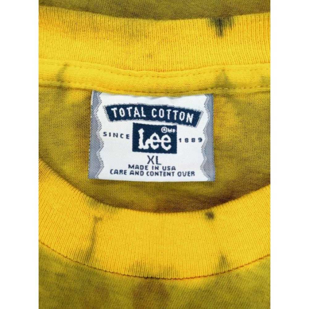 Lee Tie Dye T-Shirt Yellow Men's XL New - image 3