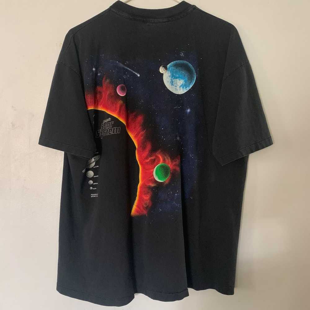 Vintage 1990 Solar System Space Tee - image 3