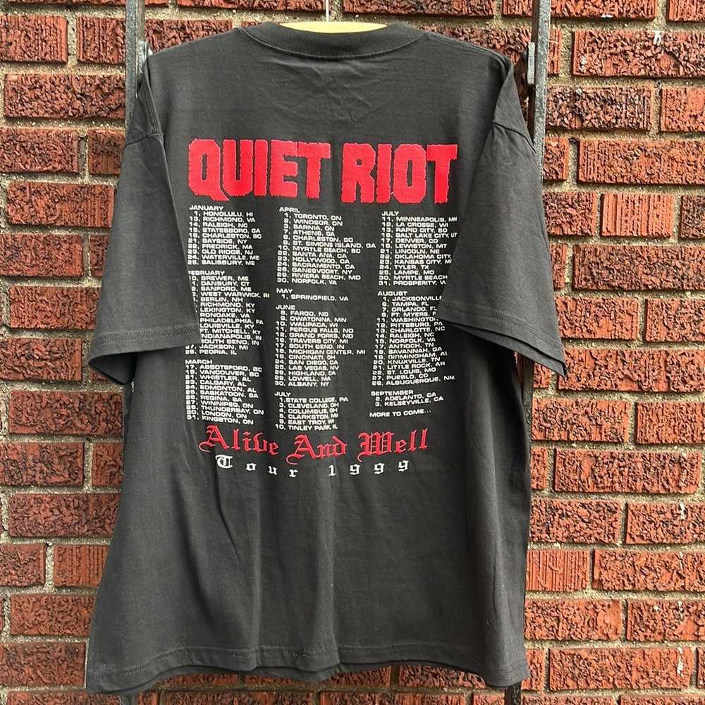 Vintage 1999 Quiet Riot Band Alive and Well Tour … - image 4