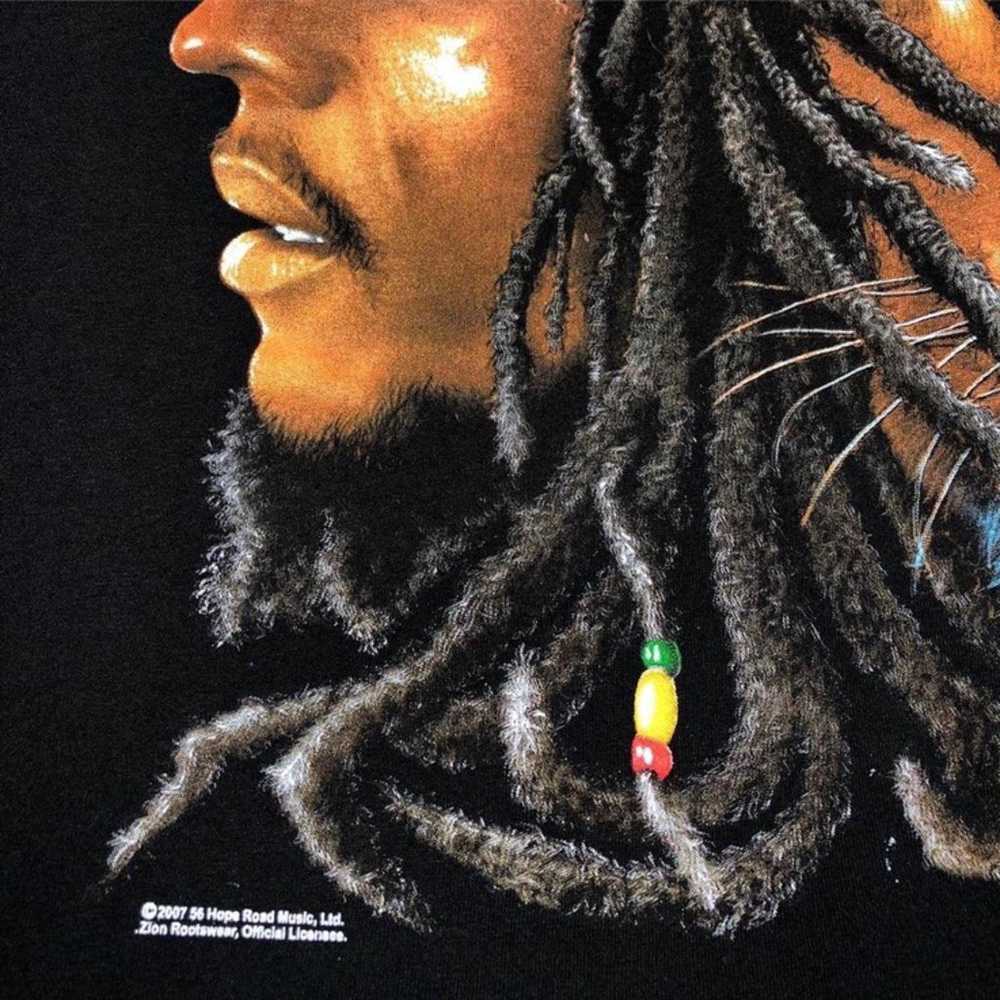 Bob Marley Band T Shirt Vintage Reggae Music Jama… - image 2