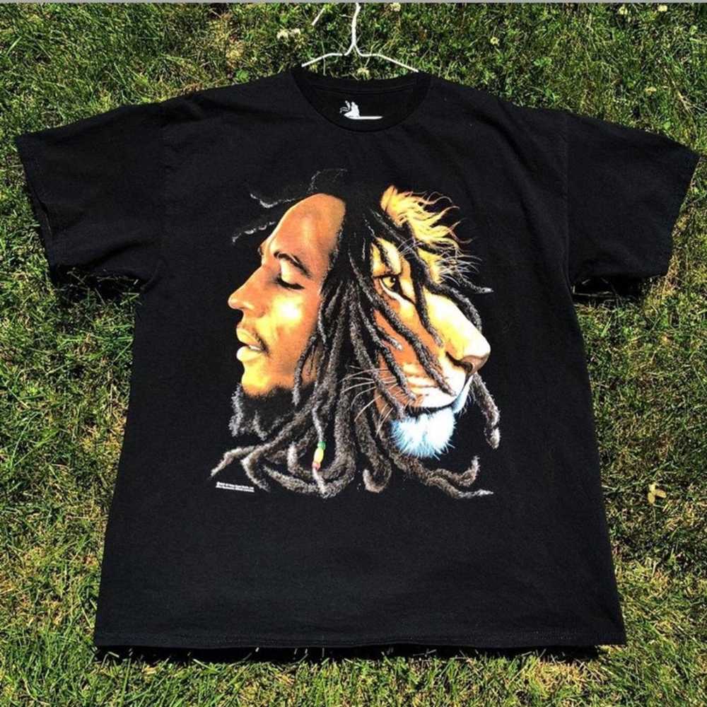 Bob Marley Band T Shirt Vintage Reggae Music Jama… - image 4