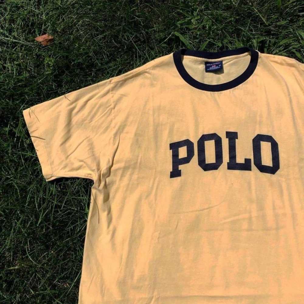 Polo Ralph Lauren Polo Sport T Shirt Vintage Grap… - image 1