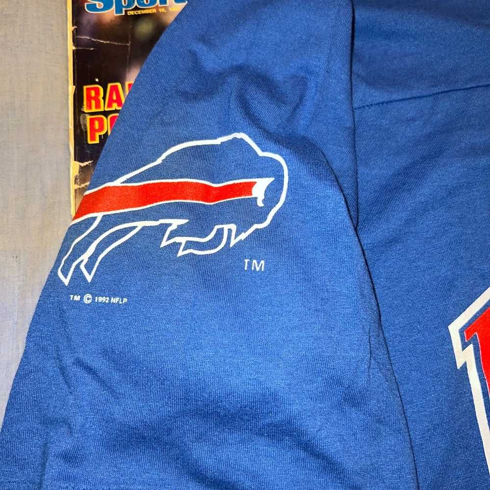 Vinatge 1992 NFL Buffalo Bills V-Neck Shirt - image 3