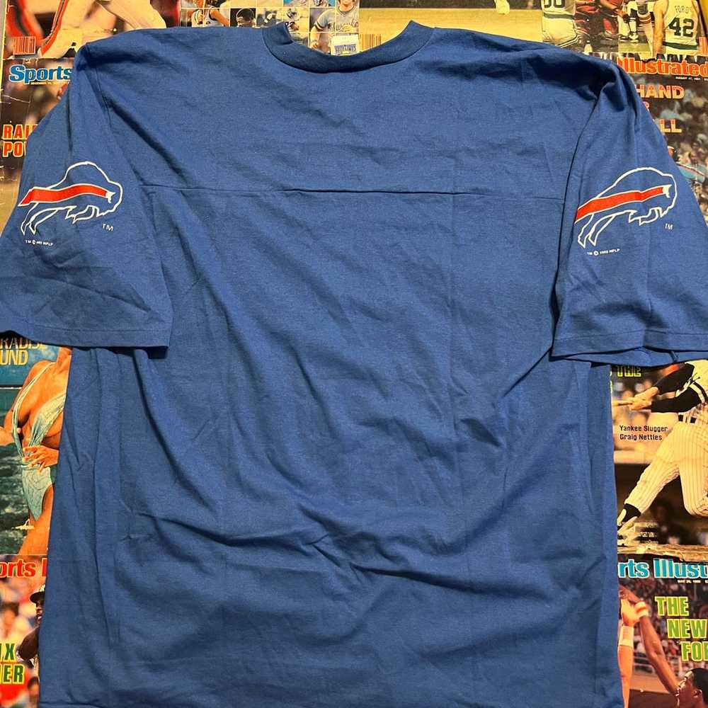 Vinatge 1992 NFL Buffalo Bills V-Neck Shirt - image 4