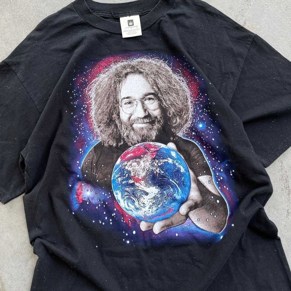 Vintage Jerry Garcia The World To Give T Shirt - image 3