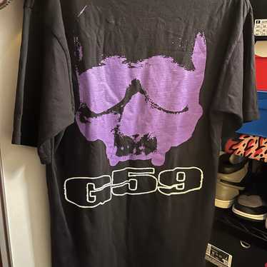 G59 Greyday Black and Purple Skull Tee Shirt - image 1