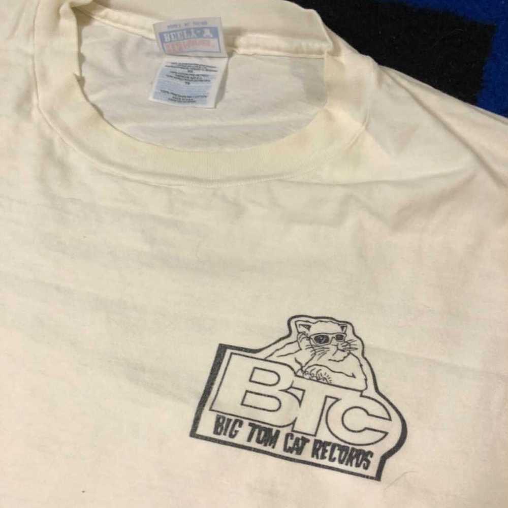 Vintage big tom cat records shirt xl - image 7