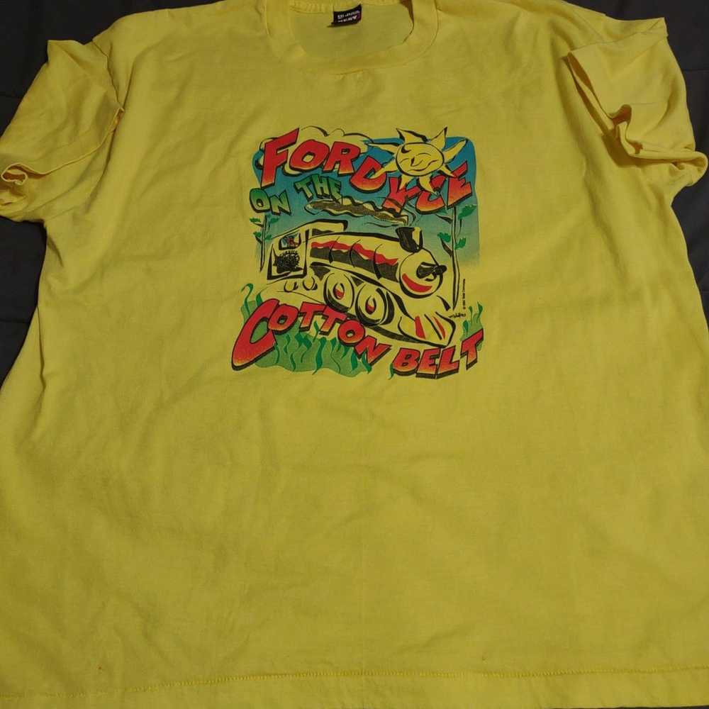 Vintage Single Stitch T Shirt Mens XXL Made USA F… - image 1