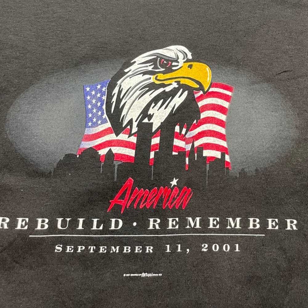 Authentic September 11th, 2001 9/11 Mens T-Shirt … - image 2