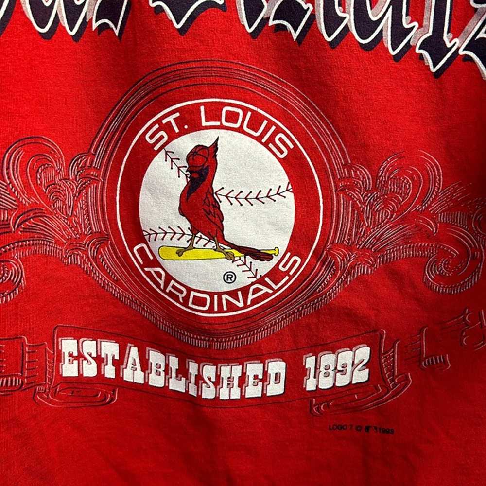 Vintage 90’s St.Louis Cardinals Tee Size 2XL - image 4