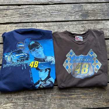 Pair of vintage Jimmie Johnson shirts - image 1